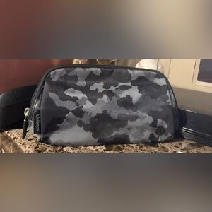 lululemon athletica Black Camouflage Crossbody Bag NWOT